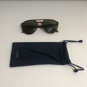 J.Crew Tortoiseshell Aviator Sunglasses